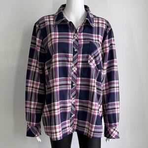 Vineyard Vines Plaid Button Front Shirt Size 16 (XL)